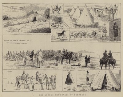 ダートムーアでの秋の操縦 作： Alfred Chantrey Corbould